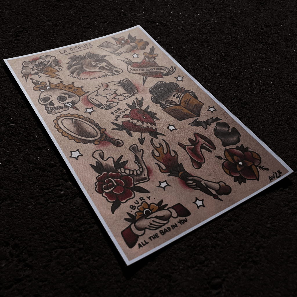 Tattoo Flash Poster