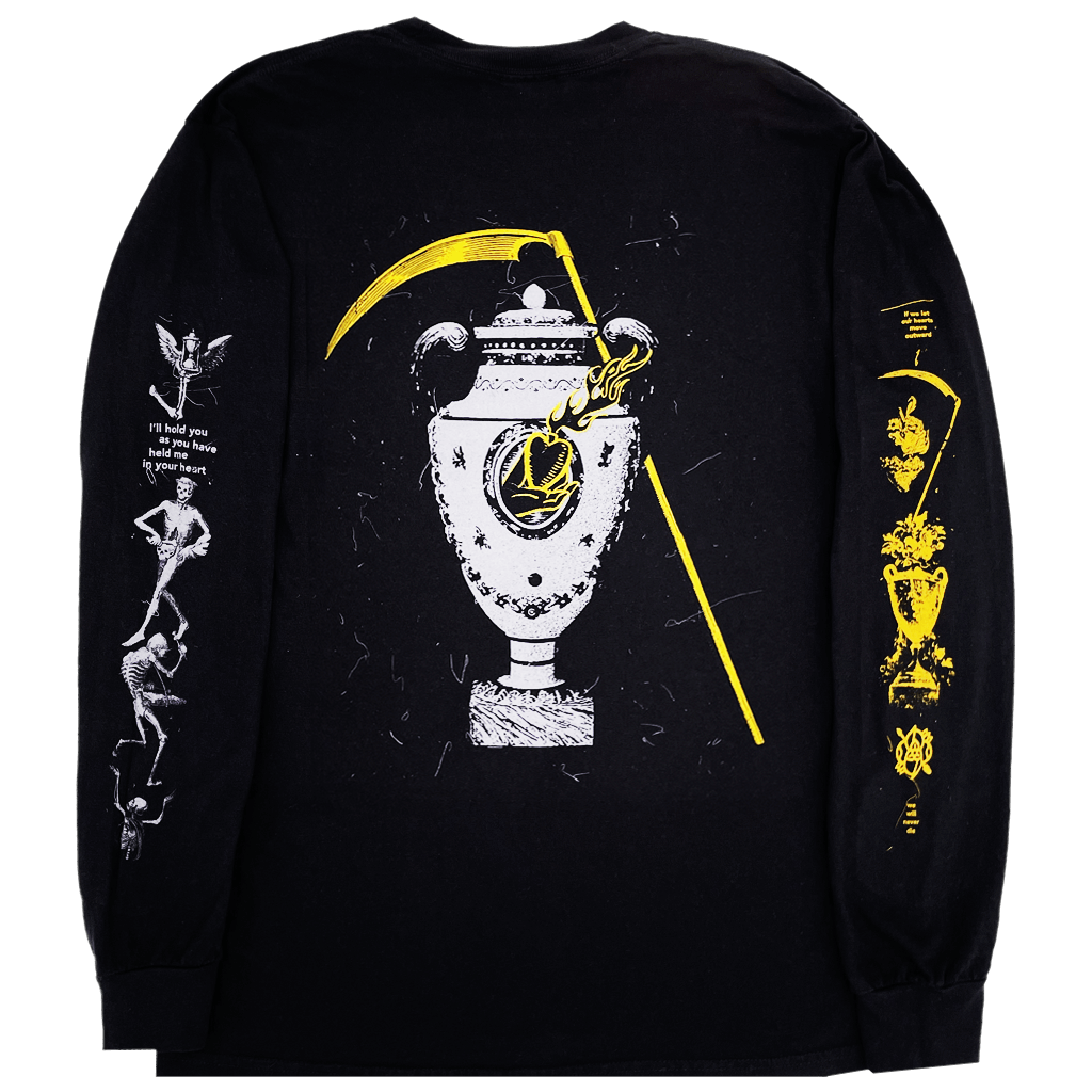 Vase Long Sleeve Black T-Shirt