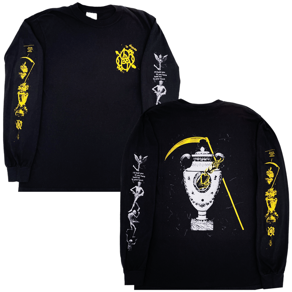 Vase Long Sleeve Black T-Shirt