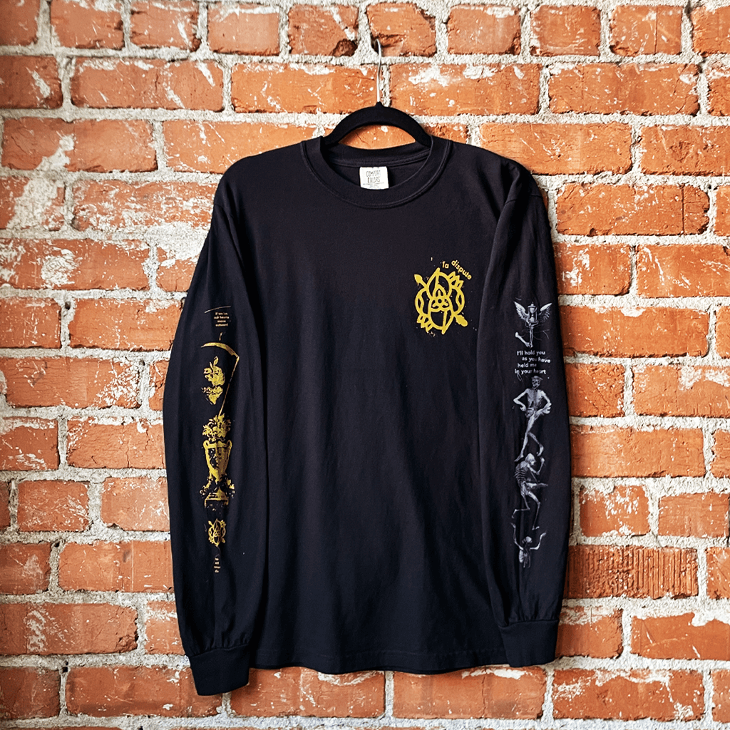 Vase Long Sleeve Black T-Shirt