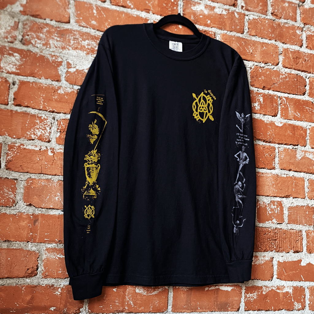 Vase Long Sleeve Black T-Shirt
