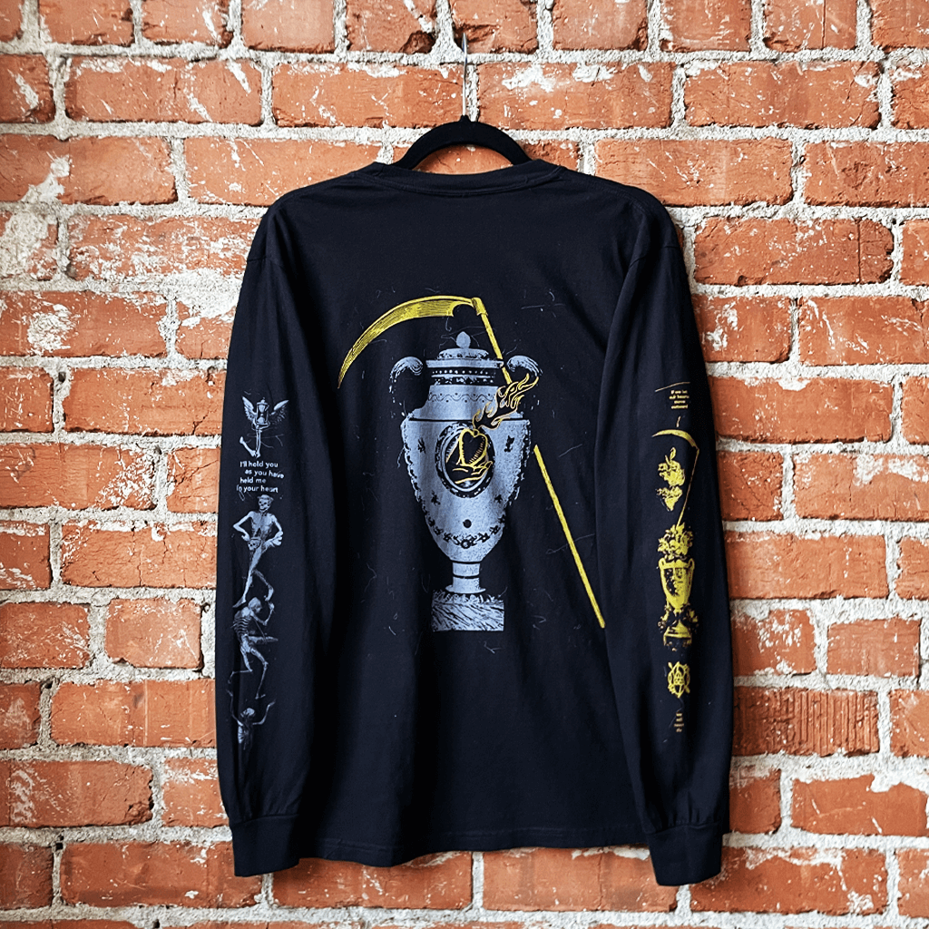 Vase Long Sleeve Black T-Shirt