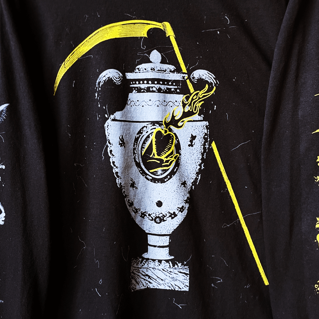 Vase Long Sleeve Black T-Shirt