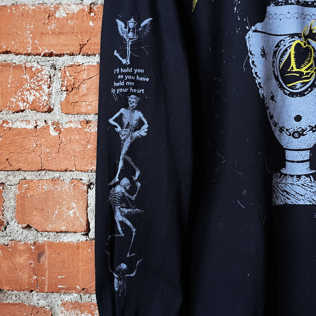 Vase Long Sleeve Black T-Shirt