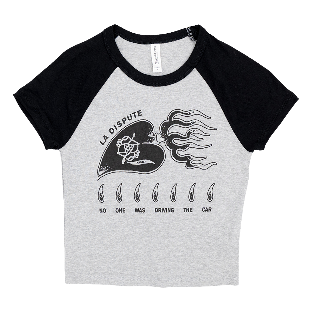 "Burning Heart" baby tee