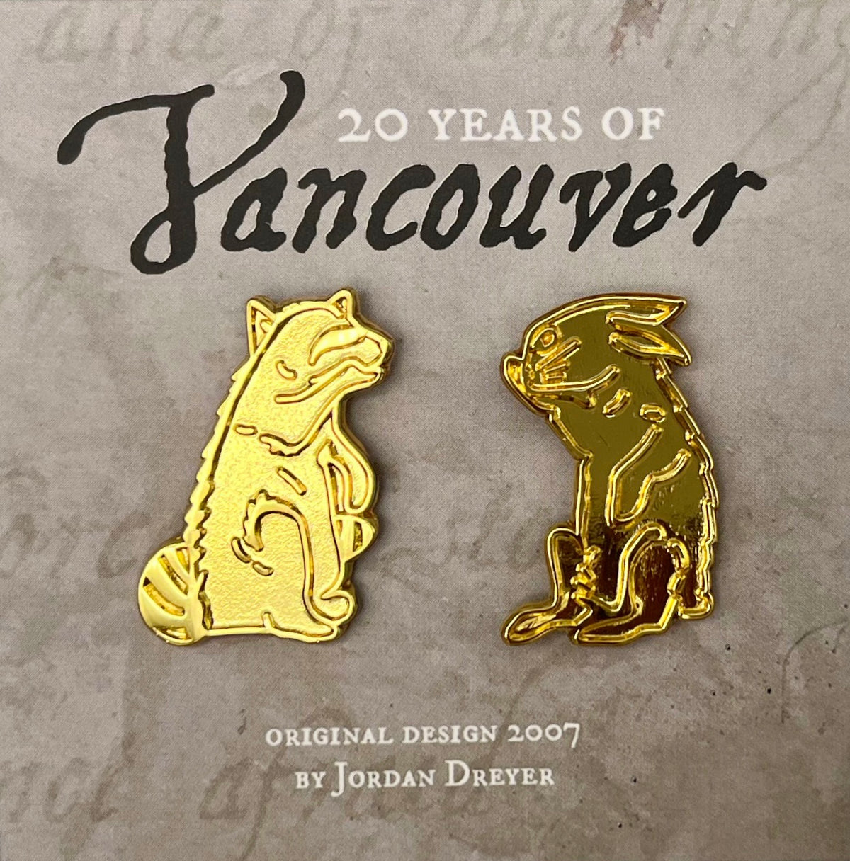 Vancouver 20th Anniversary Pin Set