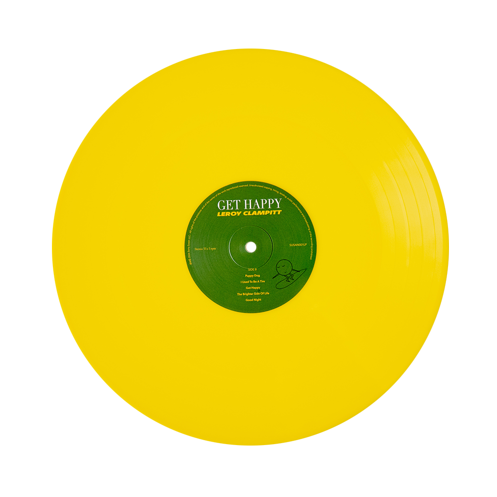 Leroy Clampitt - Get Happy - 12" Pale Yellow Vinyl