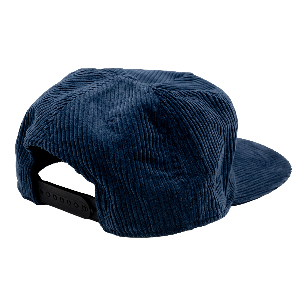 To Hell With Having Fun Blue Corduroy Snap-Back hat