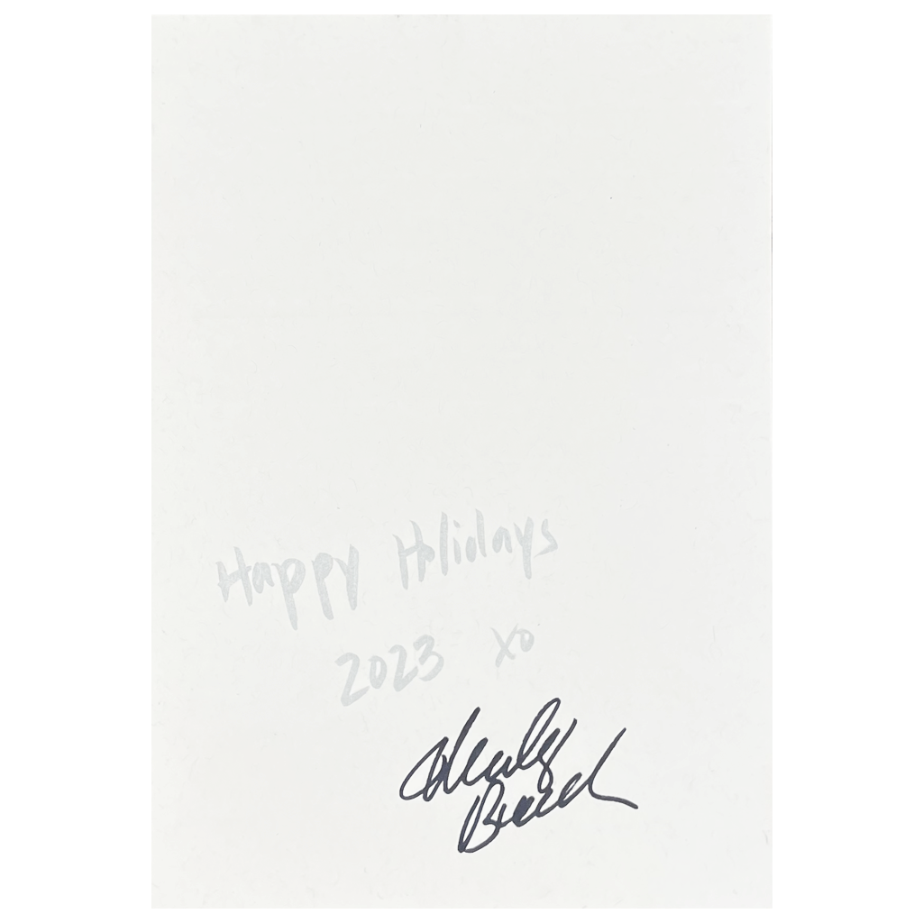 Signed The Molly Burch Christmas Album Candy Cane Vinyl