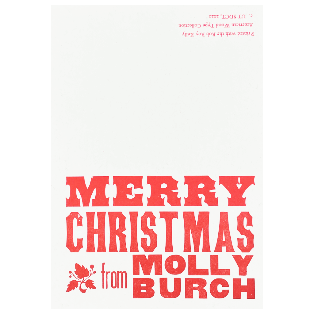 Signed The Molly Burch Christmas Album Candy Cane Vinyl