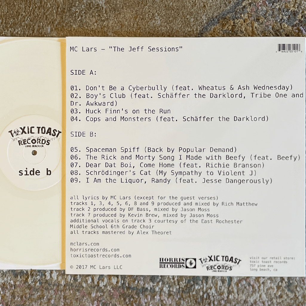 "The Jeff Sessions" - 12" White Vinyl