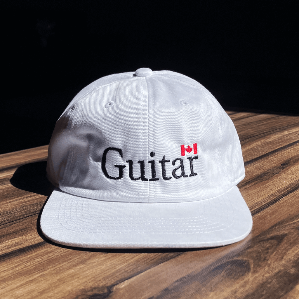 Guitar White Dad Hat