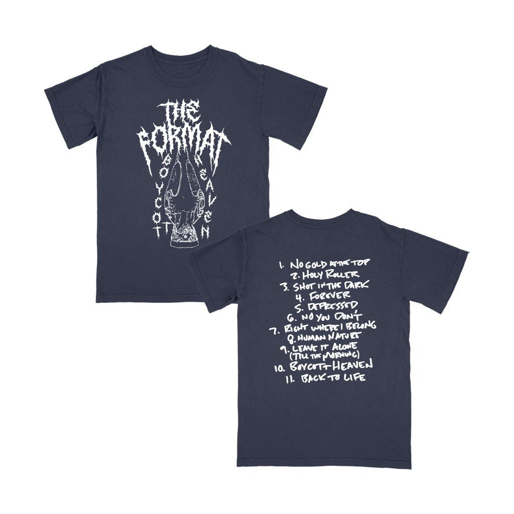 "Metal" Navy Blue T-Shirt