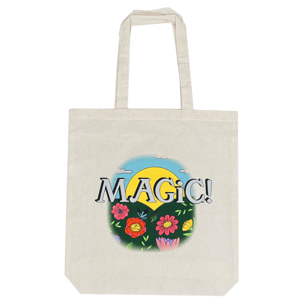 Flowers Natural Tote Bag