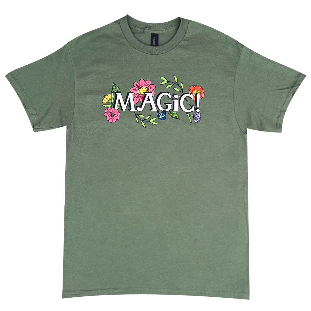 Flowers Green T-Shirt