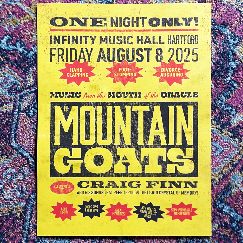 Hartford Infinity Music Hall Poster