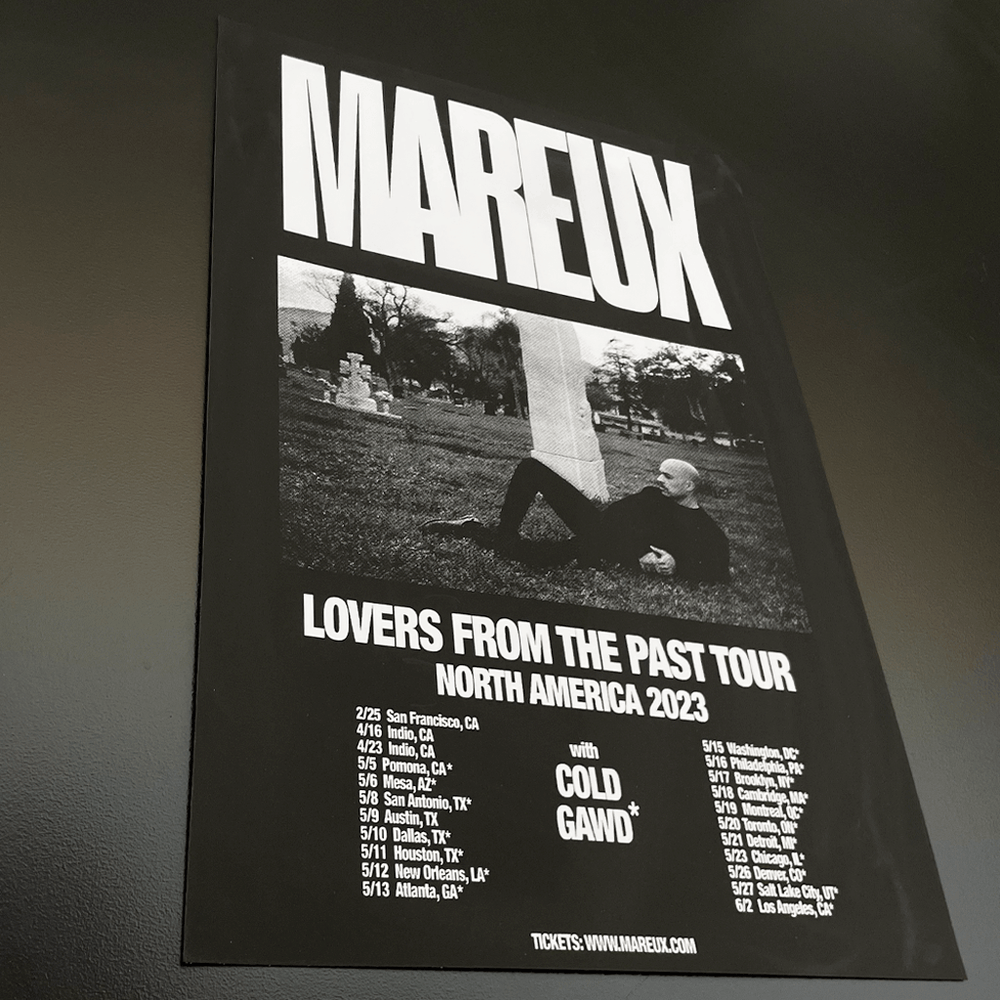 Mareux - Lovers From The Past Limited Edition NA Tour Poster