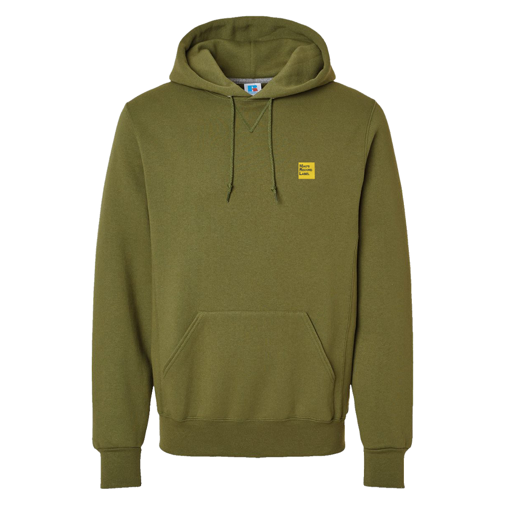 MRL Logo Embroidered Green Moss Hoodie