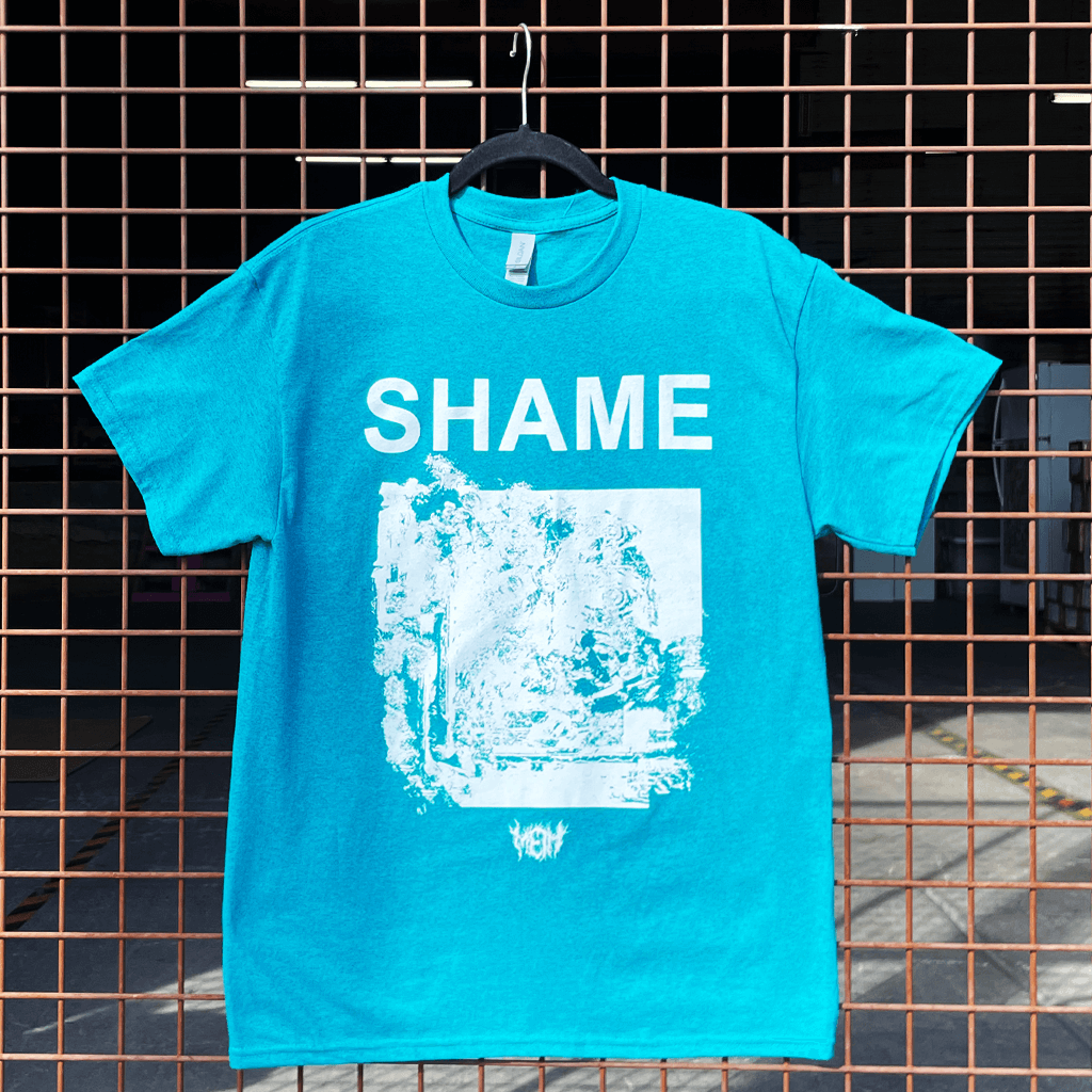 Shame White Print T-Shirt