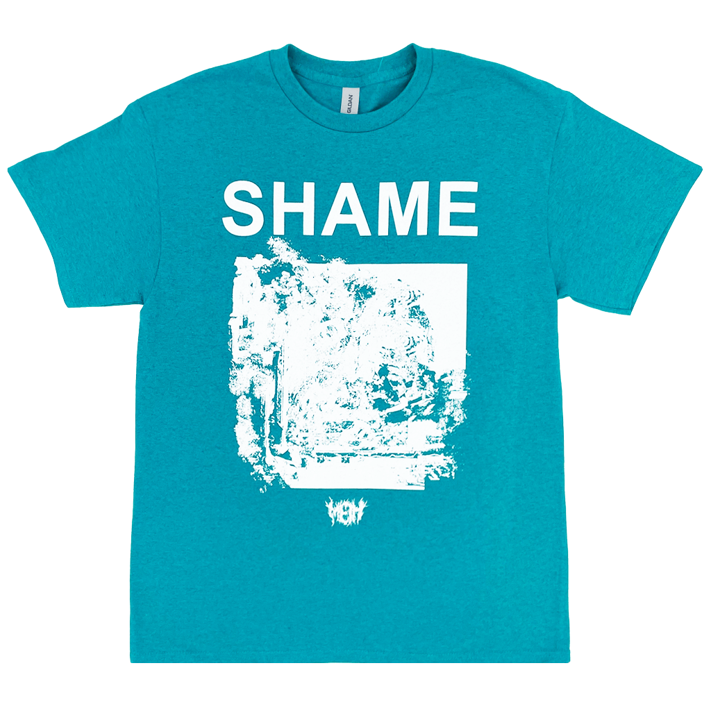 Shame White Print T-Shirt