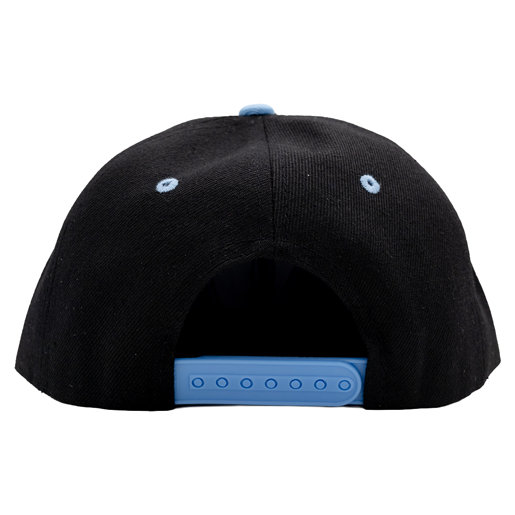 RNDM Black and Blue Embroidered Snapback