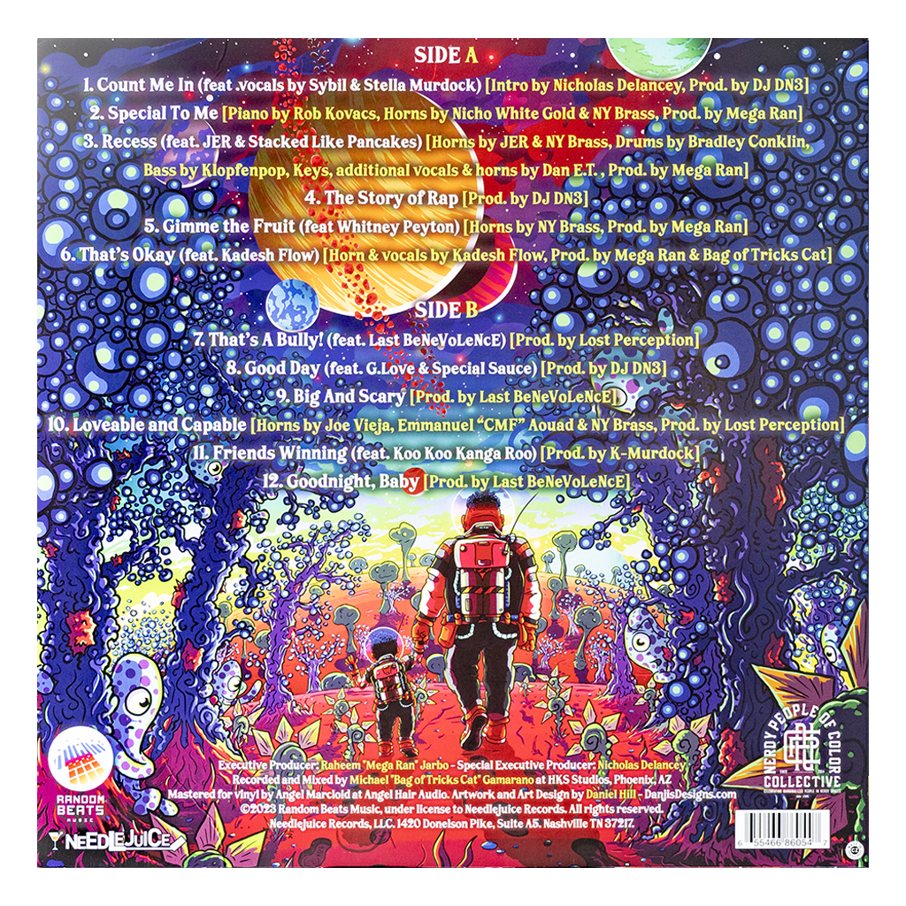 Buddy's Magic Toy Box 12" Space Sprinkles Vinyl