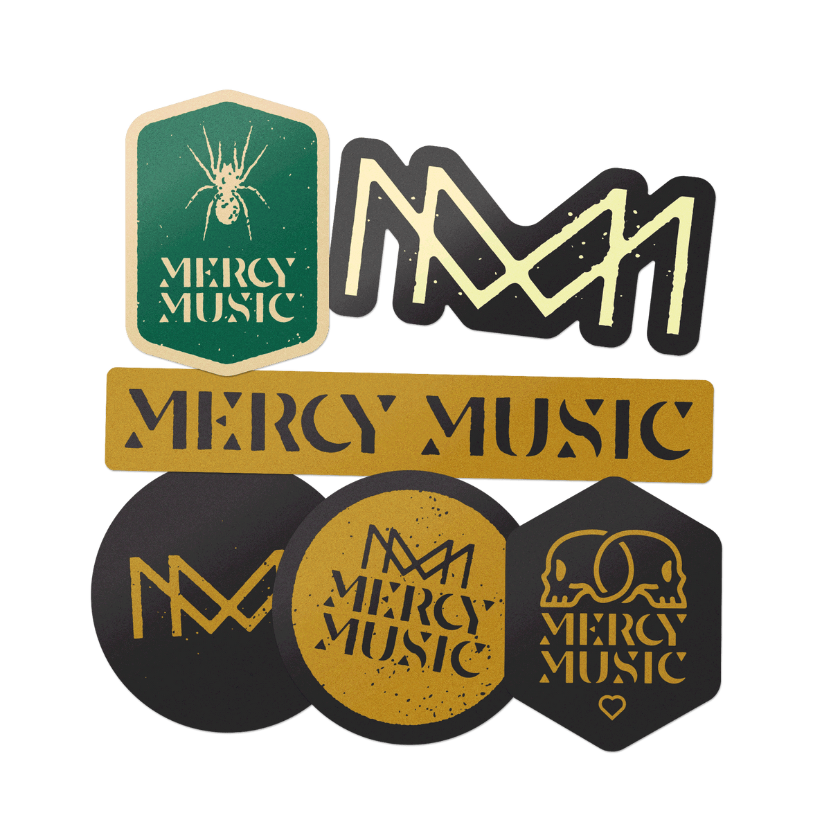 Mercy Music - Sticker Pack