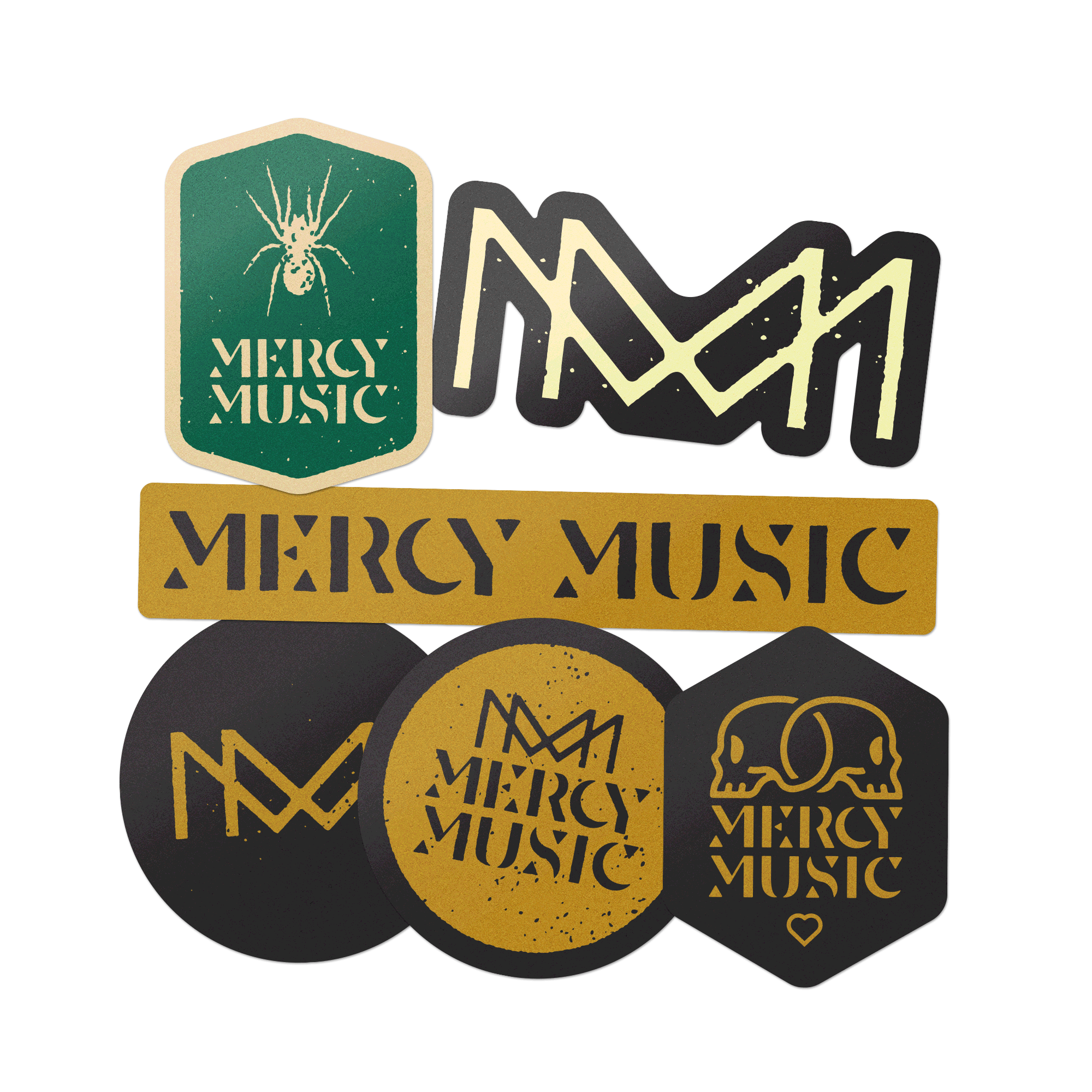 Mercy Music Sticker Pack