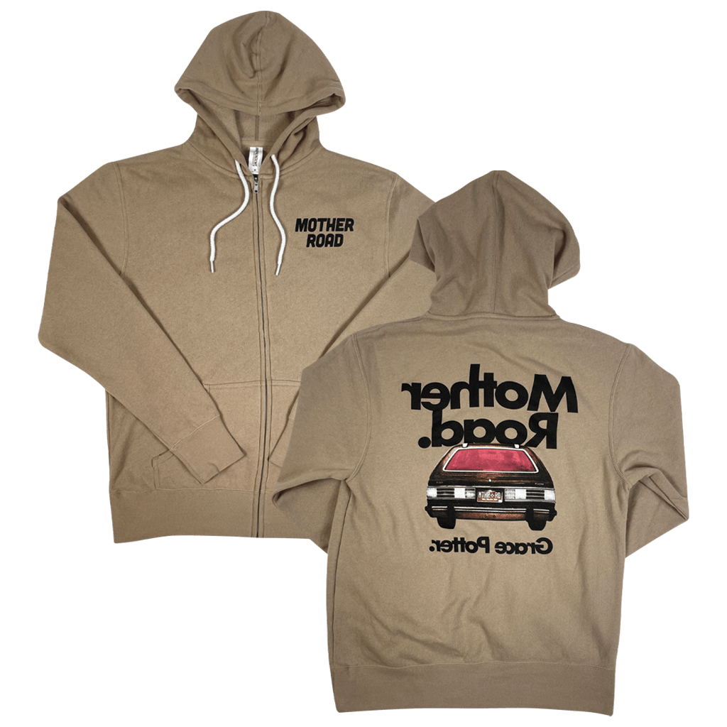 Mother Road Sandstone Zip Hoodie