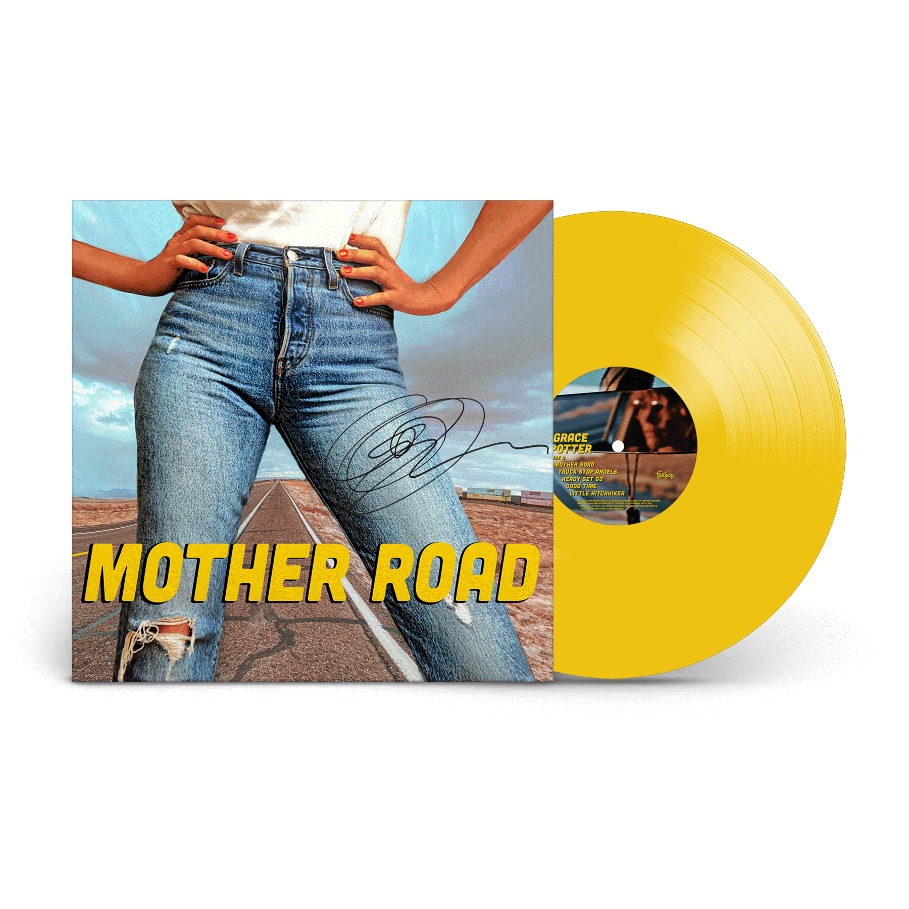 Signed Mother Road Yellow Vinyl