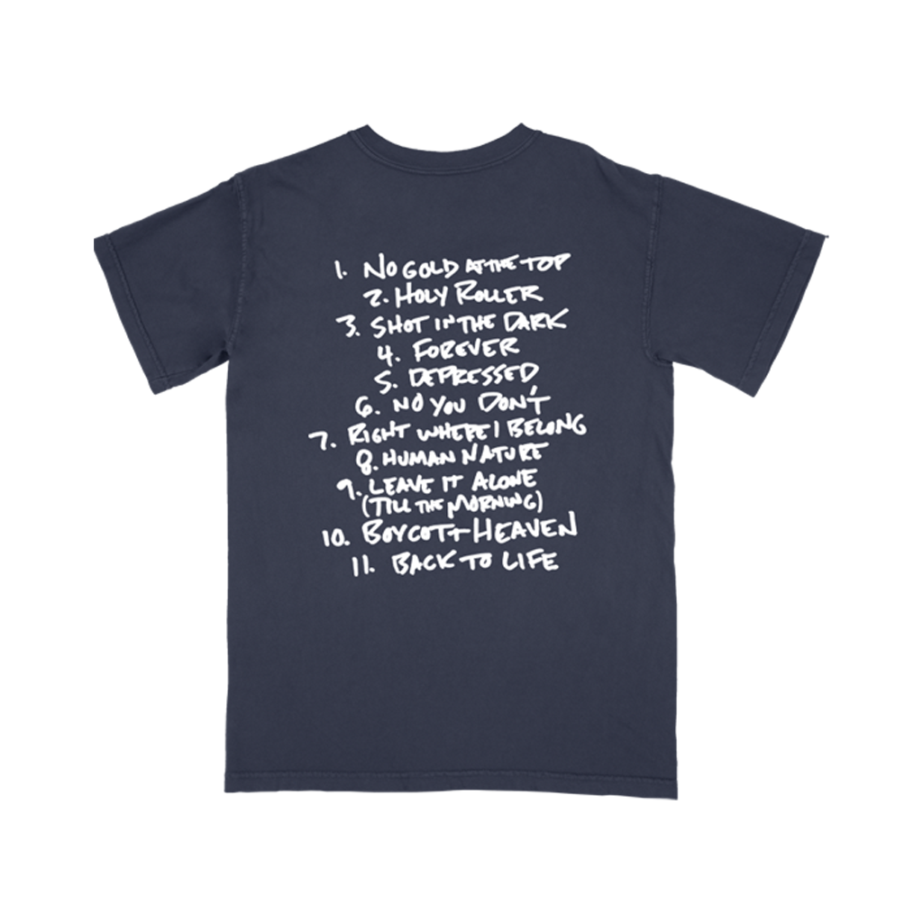 "Metal" Navy Blue T-Shirt