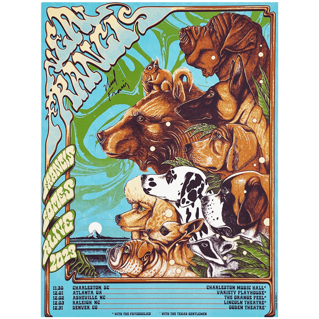 Signed Francis Comes Alive 2023 Poster (Animals)