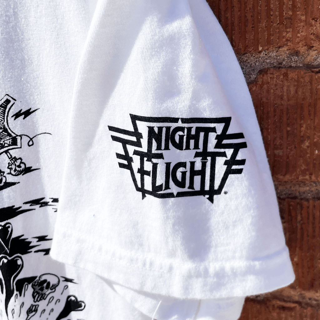 S. Clay Wilson "Metal Head" White T-Shirt