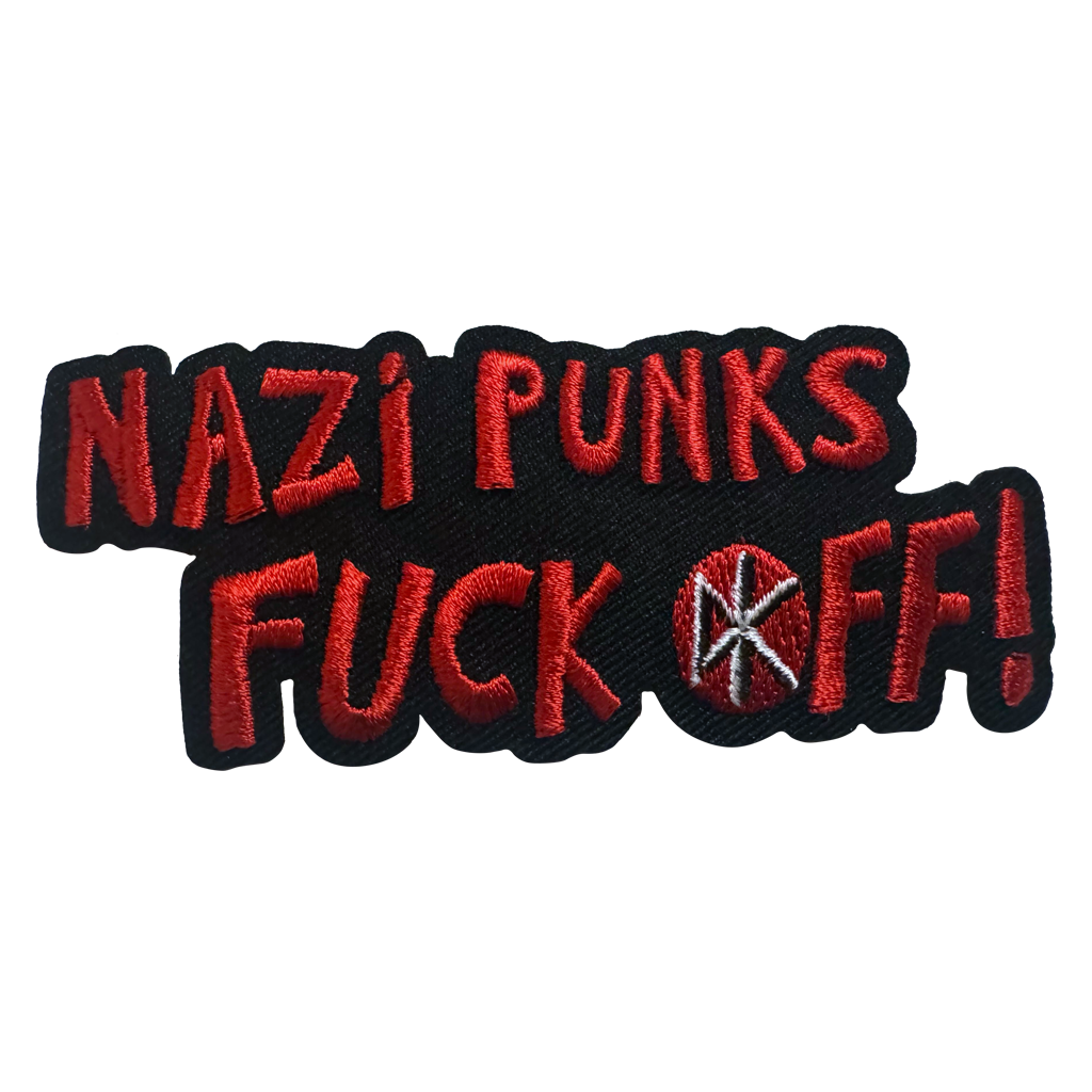 Nazi Punks Fuck Off Patch (Text)