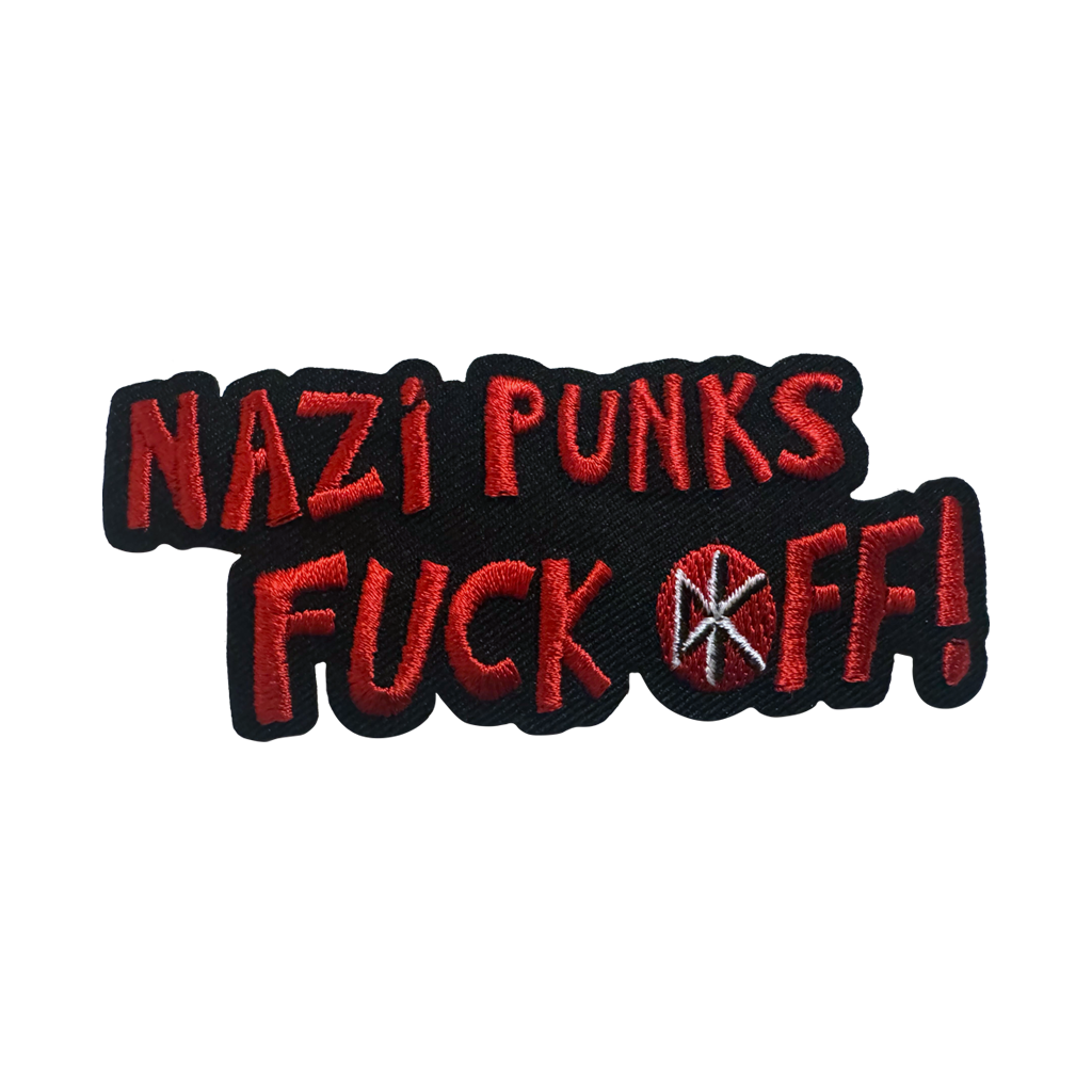 Nazi Punks Fuck Off Patch (Text)