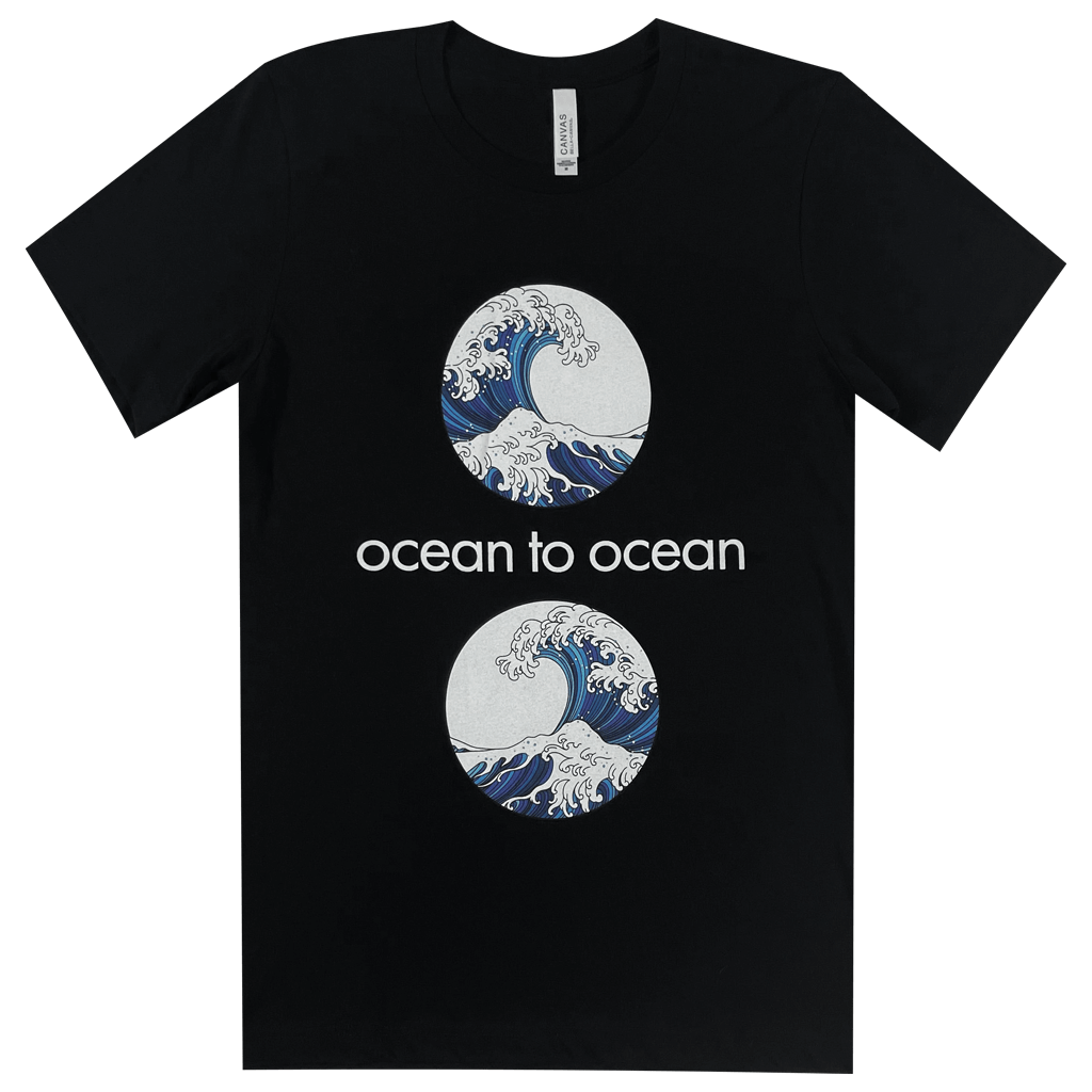 Ocean To Ocean Black T-Shirt