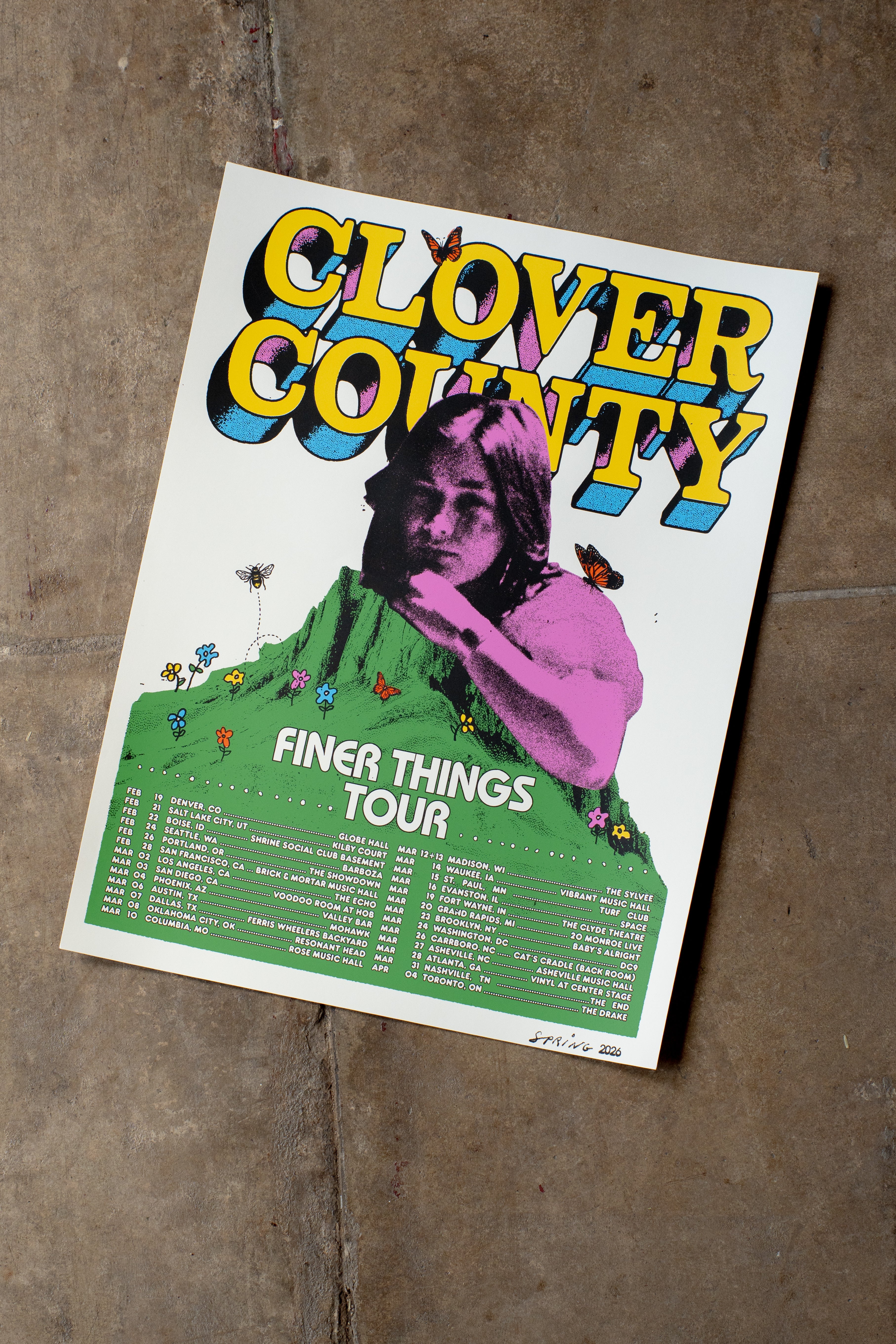 Finer Things Tour Poster Spring 2026