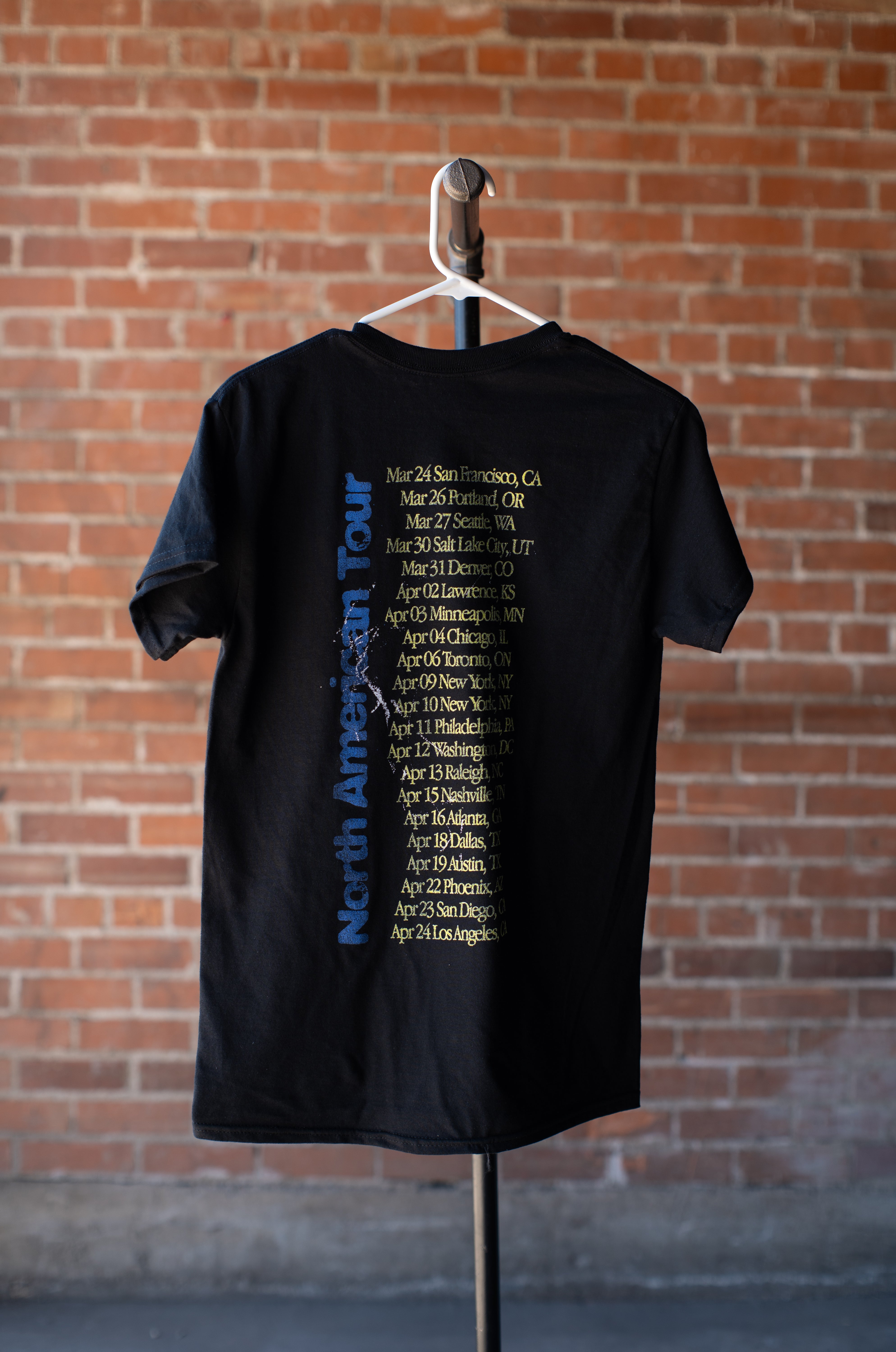 2026 North American Black Tour Tee