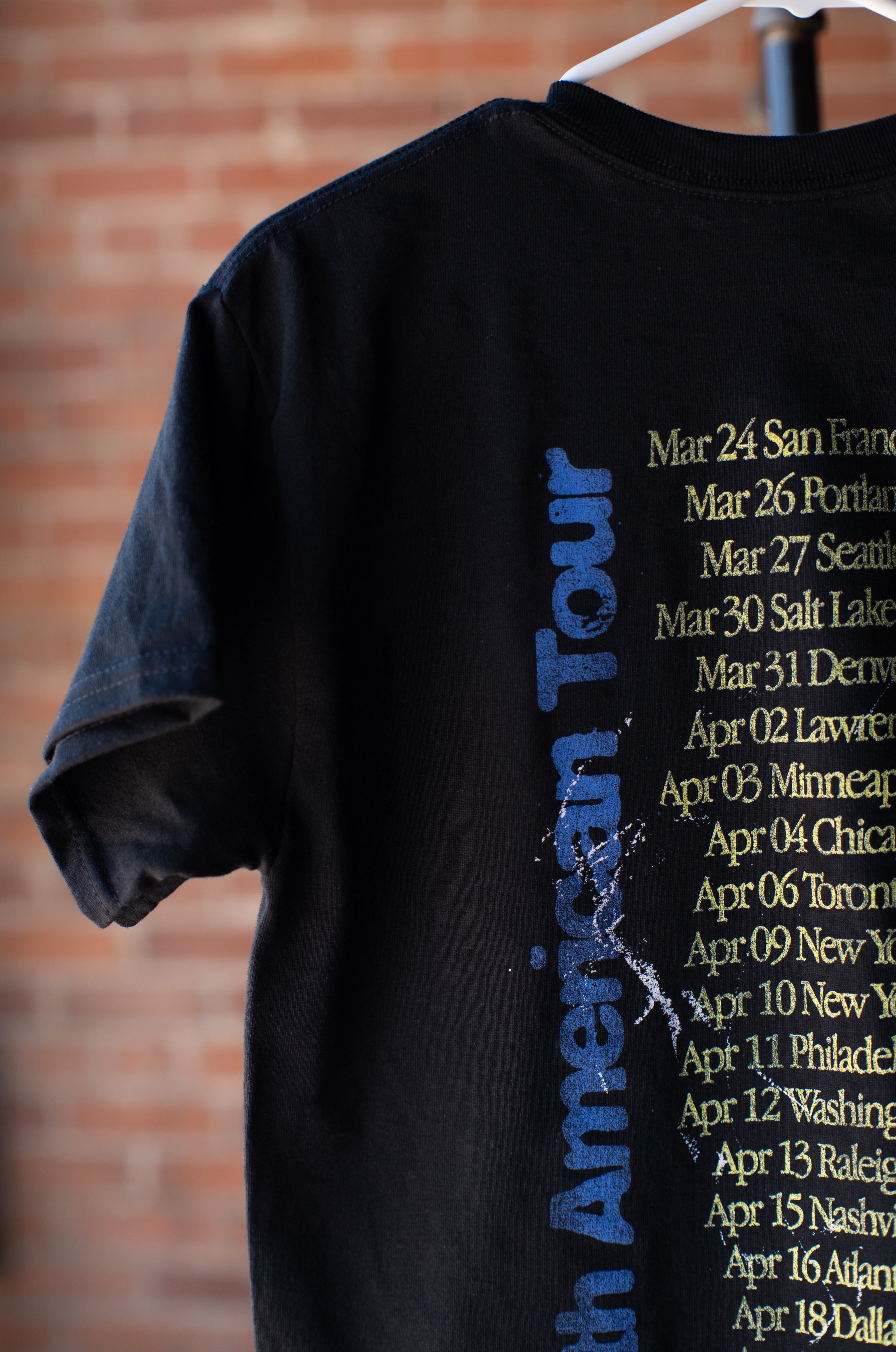 2026 North American Black Tour Tee