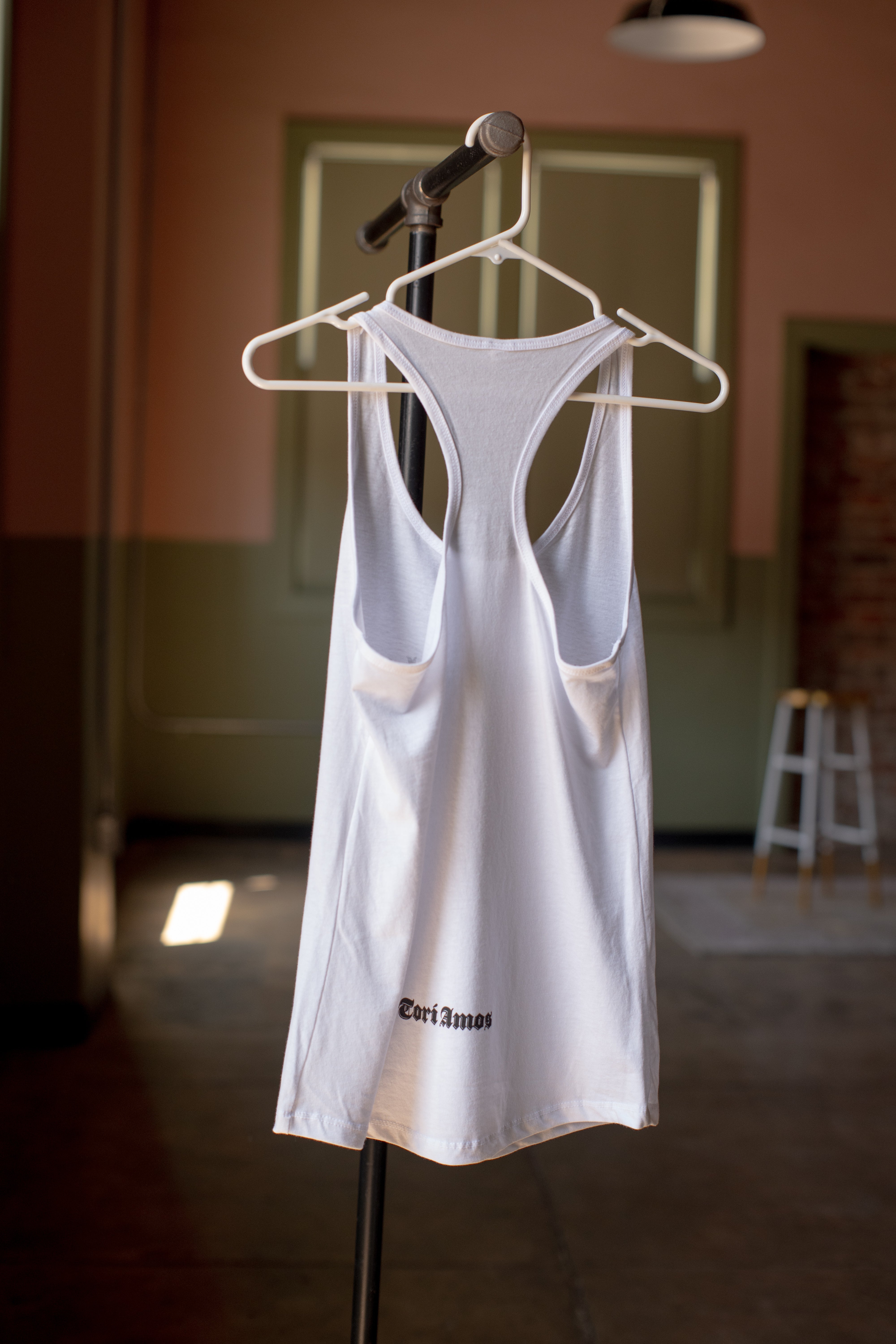 Satin Worship White Tank Top