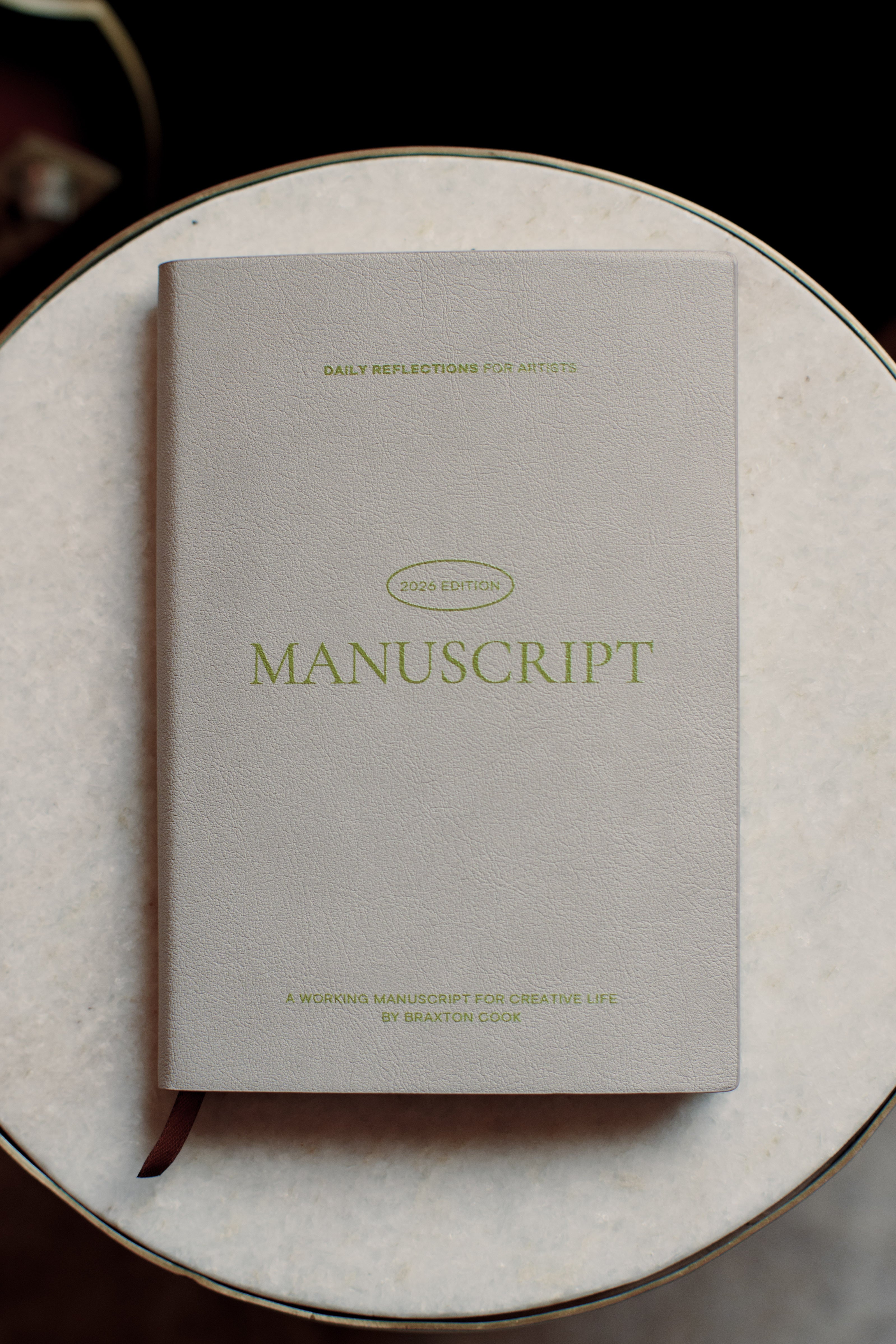 Daily Reflections for Artists Manuscript