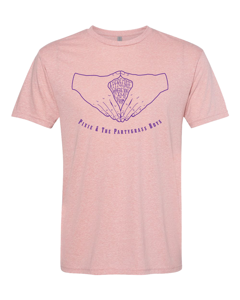 Vagina Triblend Pink T-Shirt