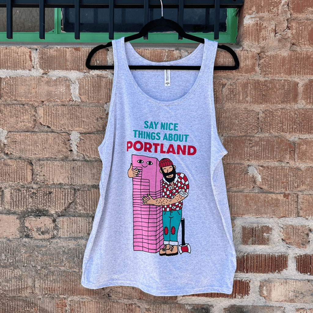 Paul Bunyan/Big Pink Tank Top