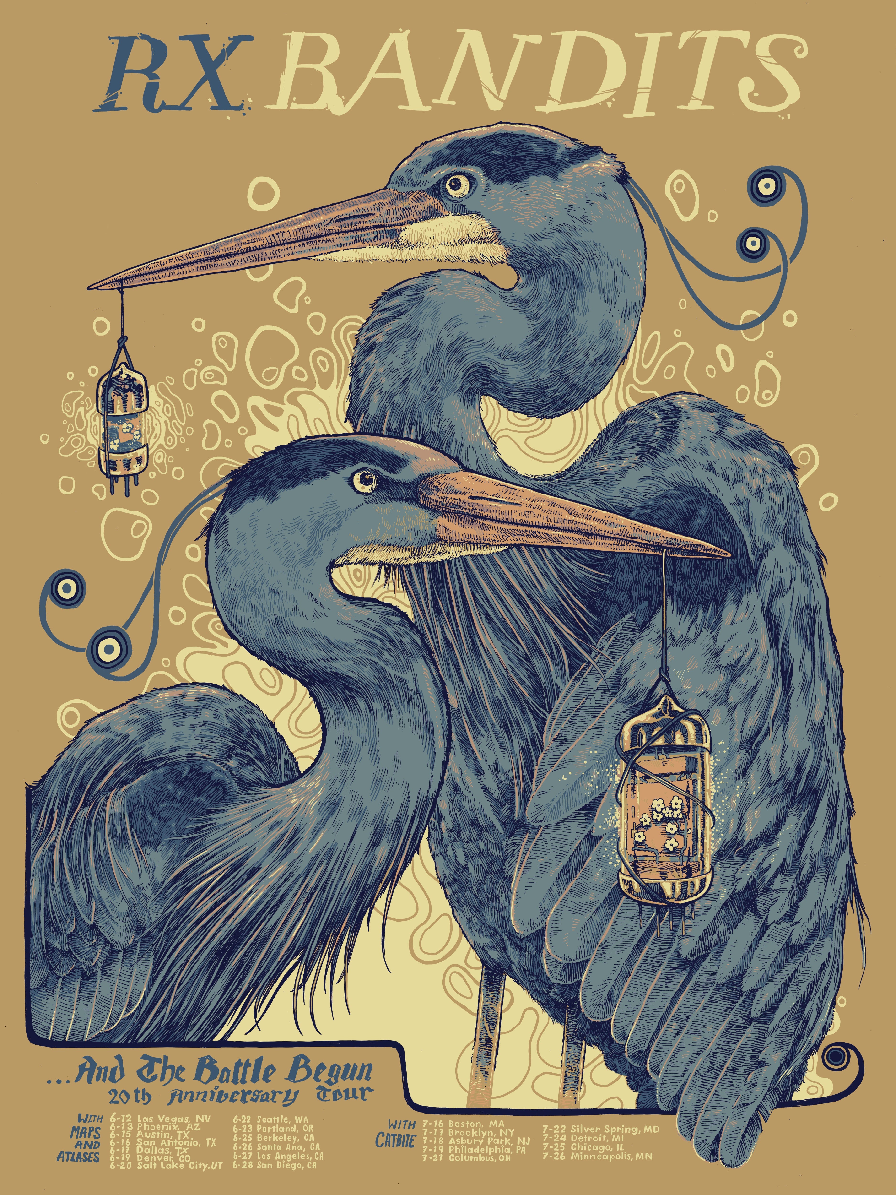 ...And The Battle Begun 20th Anniversary Tour Poster
