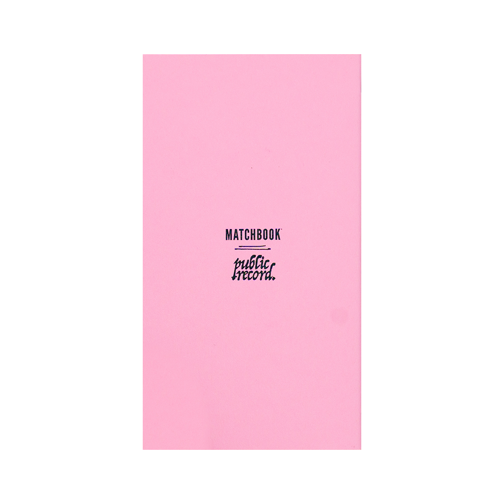 PR. Matchbook