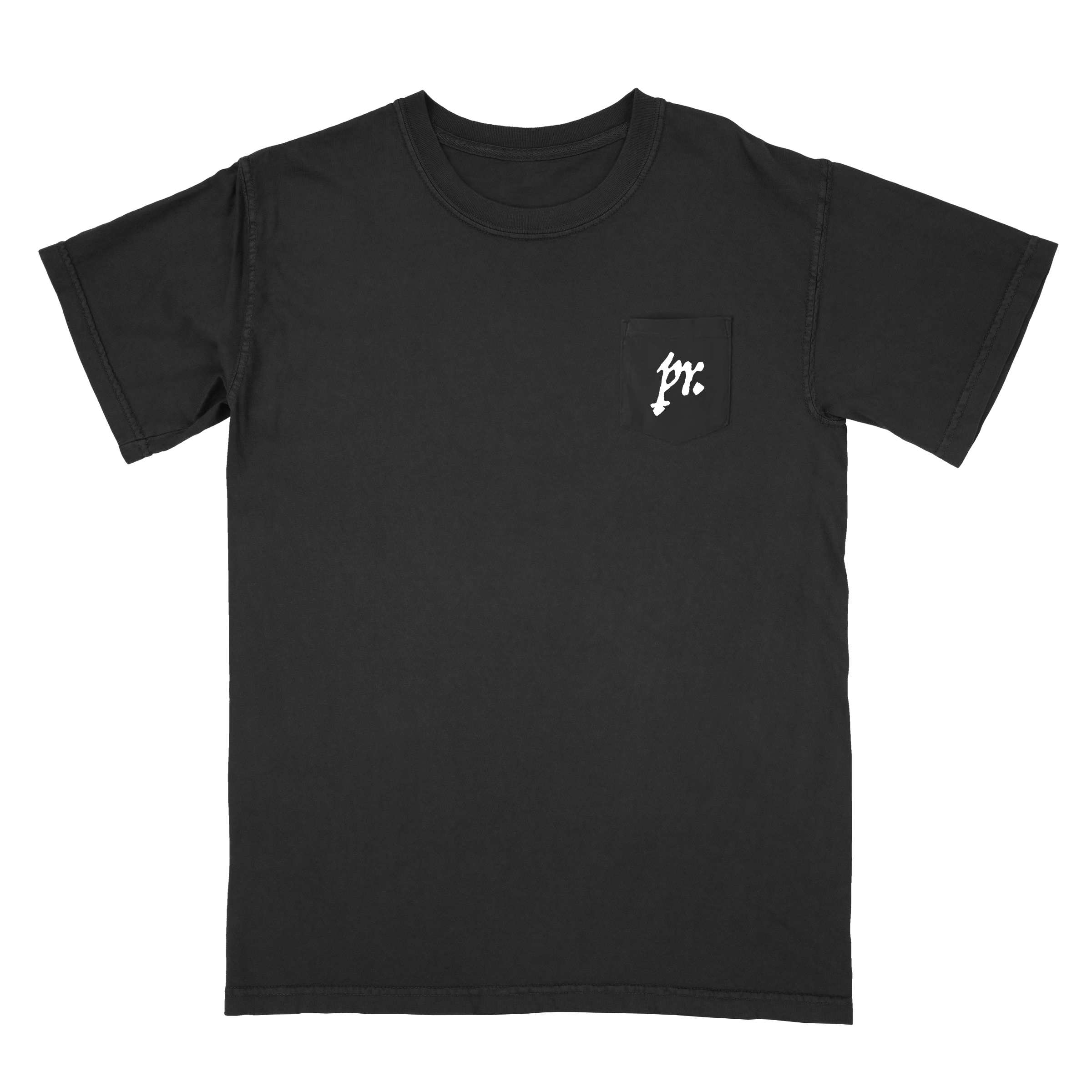 PR. Black Pocket T-Shirt