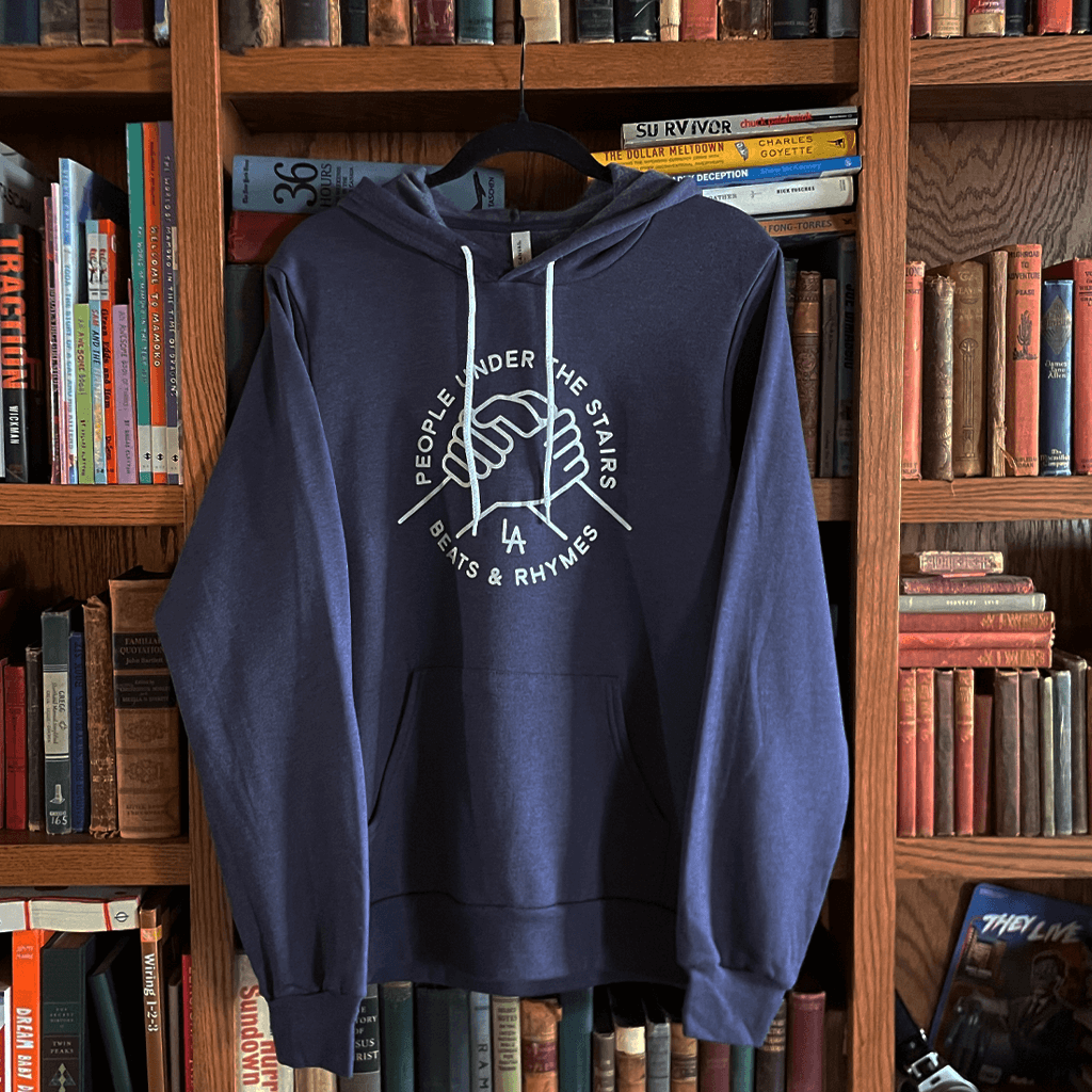 Handshake Heather Navy Hoodie