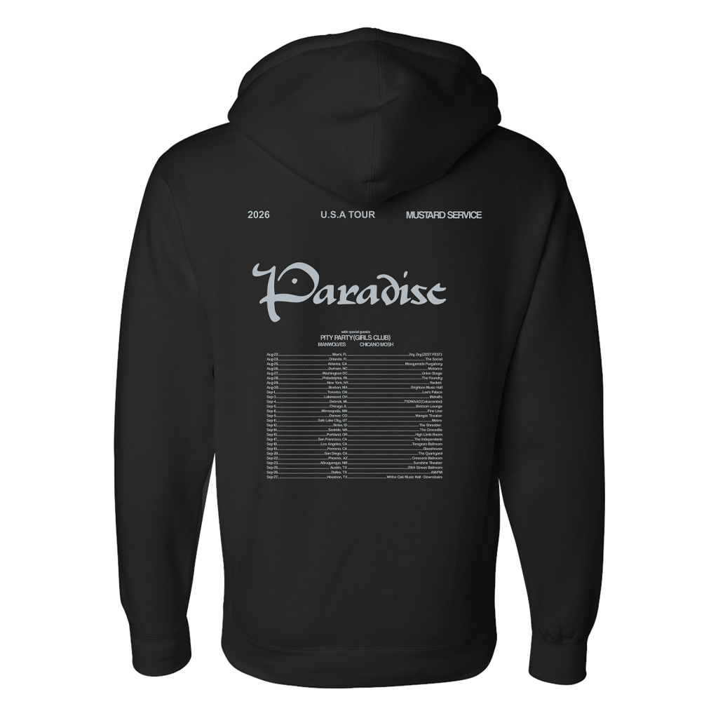 Paradise Tour Black Hoodie