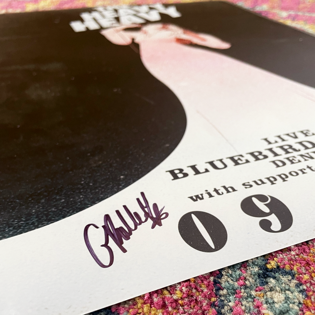 Signed Live At The Bluebird Theatre Poster