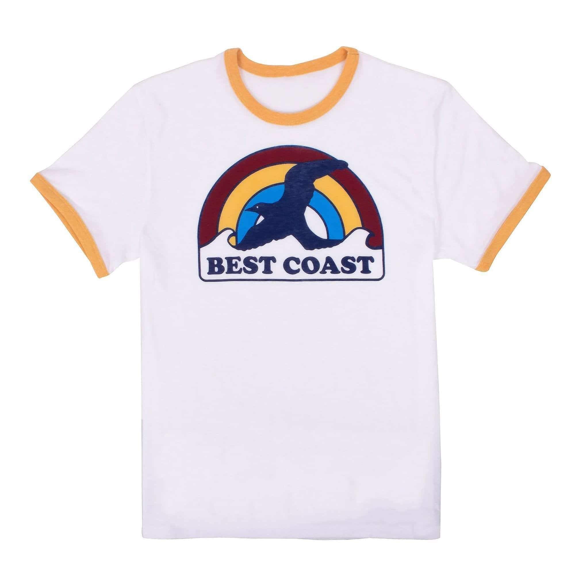 Rainbow Bird Ringer T-Shirt